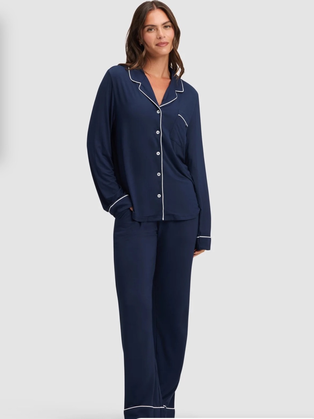 Cozy Earth Navy Bamboo Pajama Set